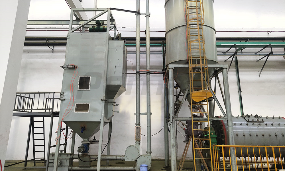 某公司拆包輸送項目現(xiàn)場